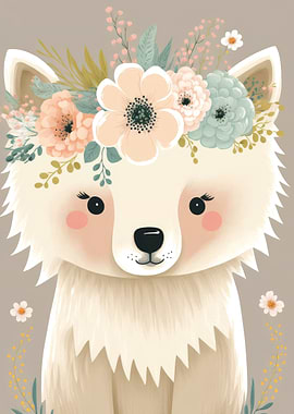 White Fox Portrait