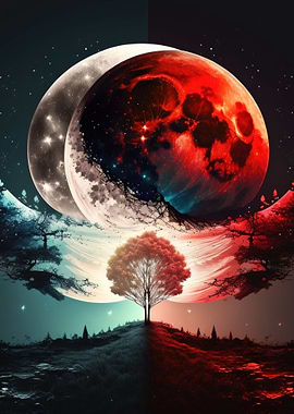 Fantasy Enchanted Moon