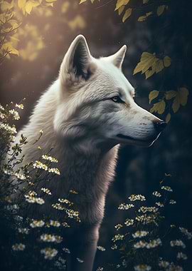 Dusk Forest Lambs Wolves