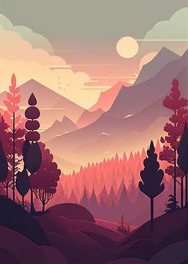Landscape Flat Design