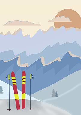 winter sports skiing