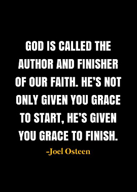 Joel Osteen Quote
