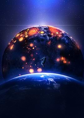 Moon fall