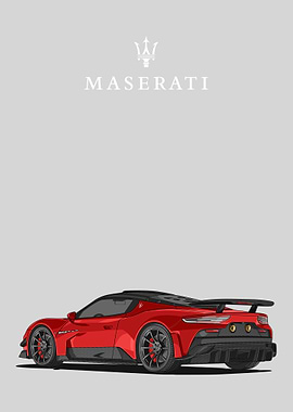 maserati mc20 red