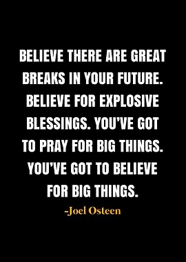Joel Osteen Quote