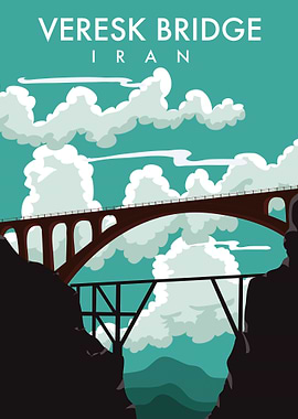 Veresk Bridge Iran travel