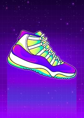 11s Neon Shoe