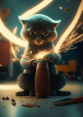 cat cute kitten funny