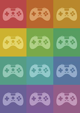 Video Game Controller Art