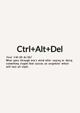 Ctrl Alt Del Definition