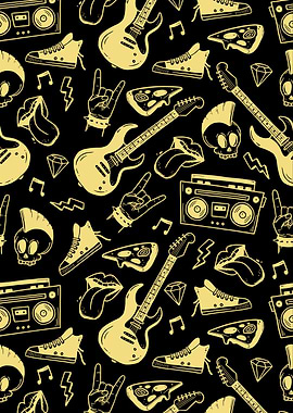 Music Instruments Pattern