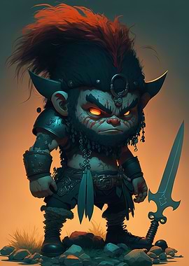 A wise elf magical Goblin