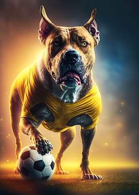 football dog neon