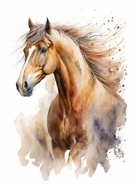 Horse Watercolor