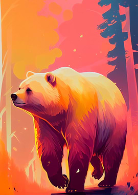 Bear Sunset