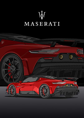 maserati mc20 red