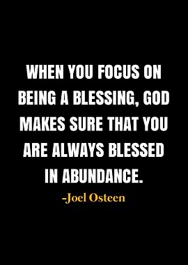 Joel Osteen Quote