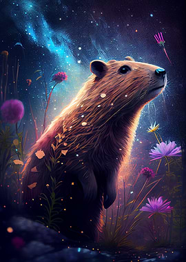 Capybara Galaxy Capibara