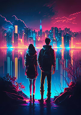 Couple Nightfile Cyberpunk