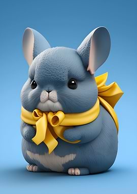 Chinchilla cute scarf