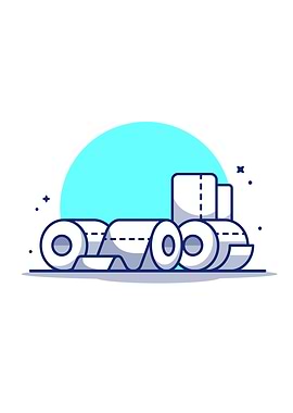 Stack Toilet Tissue Paper