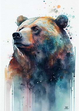 Bear Watercolor