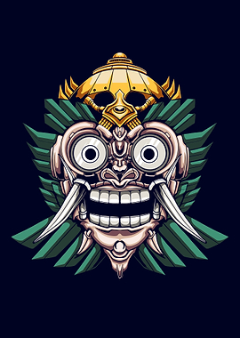 Barong mask mecha