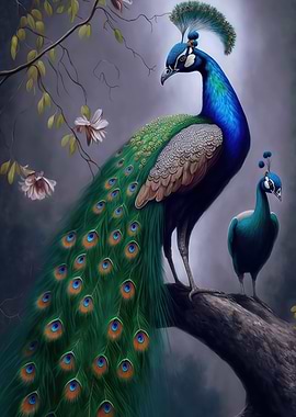 Peacock Animal Colorfull