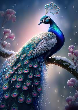 Peacock Animal Colorfull