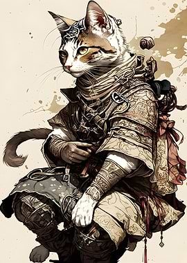 Samurai Cat