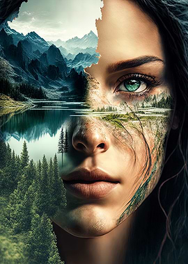 Beautiful Female Collage