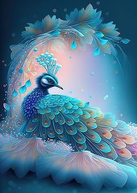 Peacock Animal Colorfull