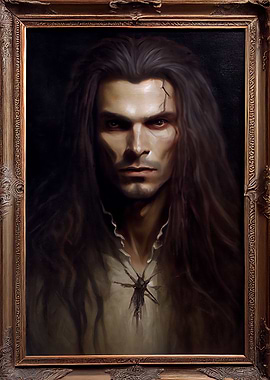 A vampire painting