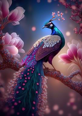 Peacock Animal Colorfull