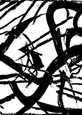 Black and White Abstract