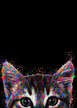 Cat Eyes Painting