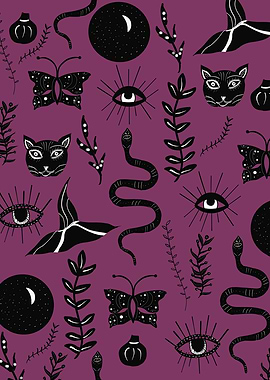 Halloween Pattern Glam 1