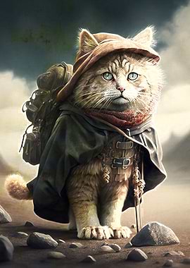 Pilgrim cat