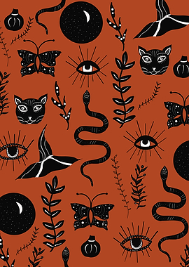 Halloween Pattern Glam 2