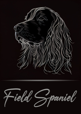 Field Spaniel Portrait