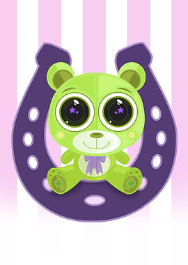 Teddy Bear Lucky Green