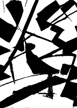 Black and White Abstract