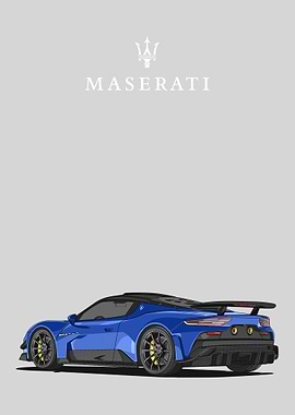maserati mc20 blue