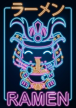 Retro Ramen Samurai