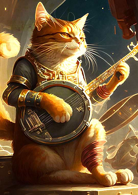 Cat Musician