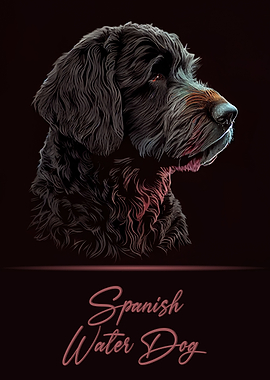 Elegant Spanish Water Dog