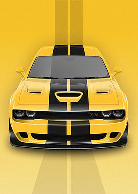 YELLOW CHALLENGER HELLCAT