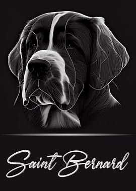 Adorable Saint Bernard