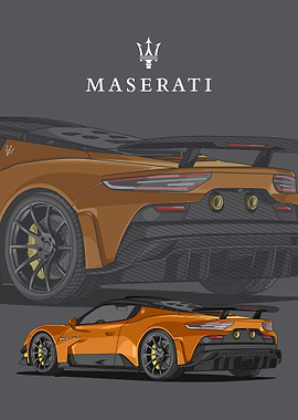 maserati mc 20 orange