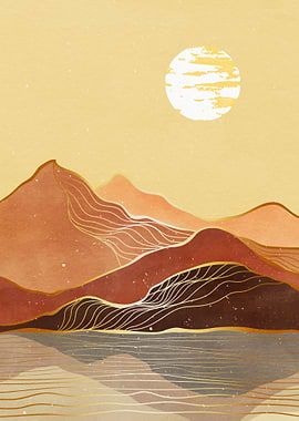 Mid Century Landscape 2